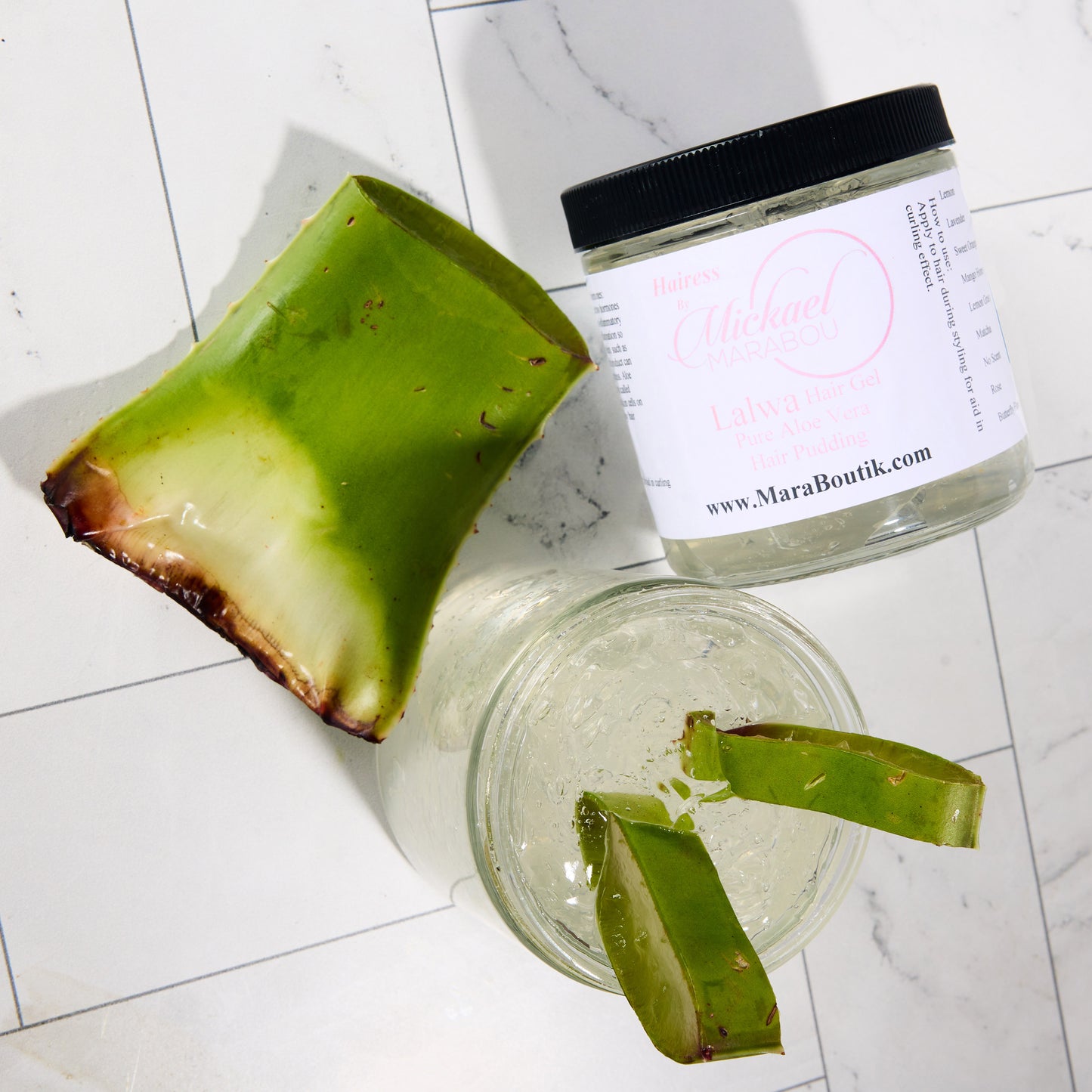 Lalwa Hair Gel Pure Aloe Vera Hair pudding